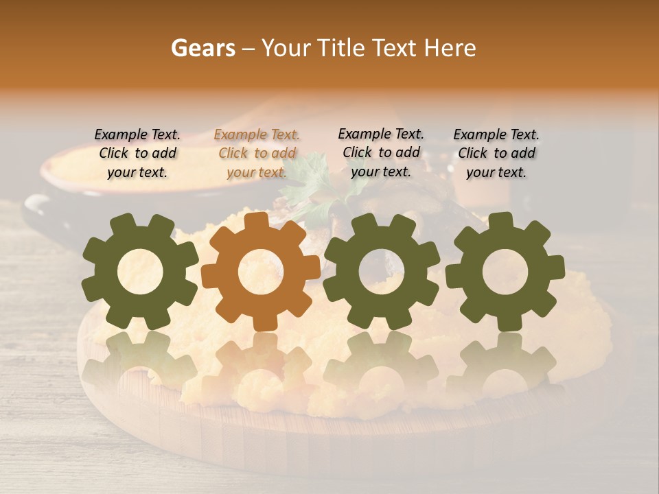 Cuisine Lunch Parsley PowerPoint Template