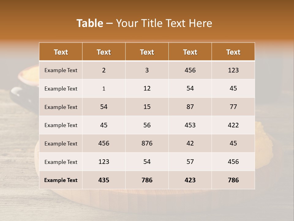 Cuisine Lunch Parsley PowerPoint Template