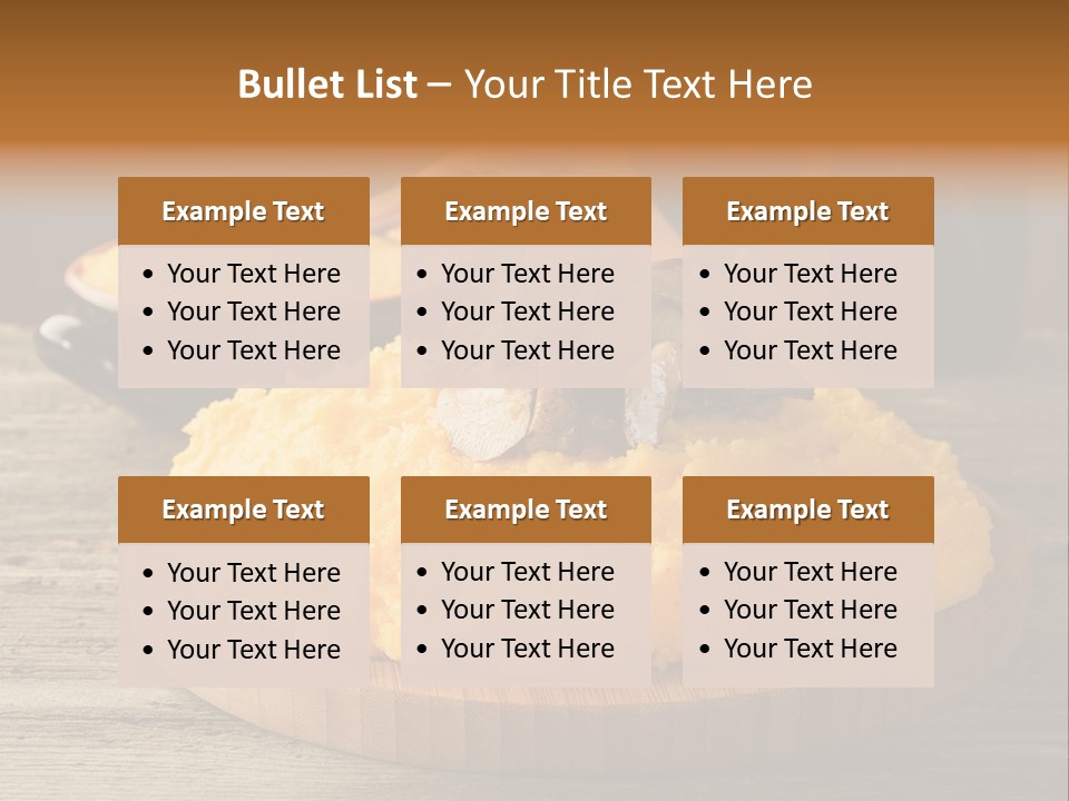 Cuisine Lunch Parsley PowerPoint Template