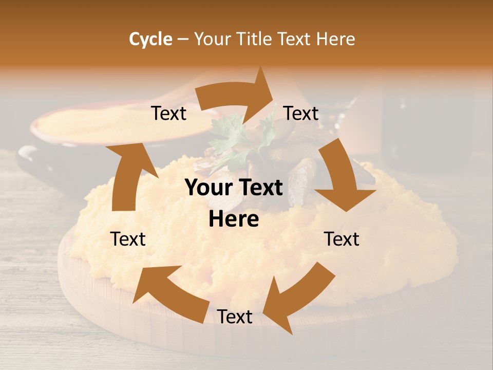 Cuisine Lunch Parsley PowerPoint Template