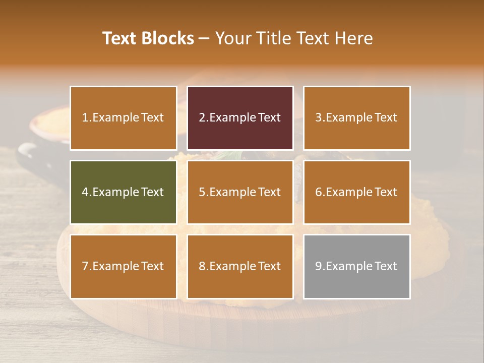 Cuisine Lunch Parsley PowerPoint Template