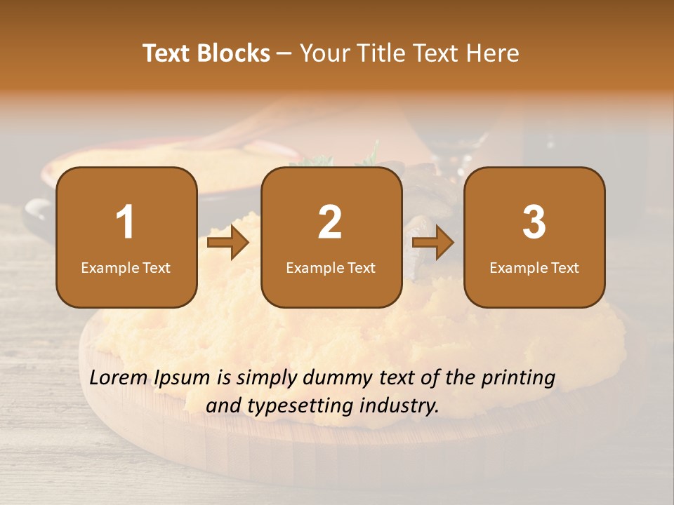 Cuisine Lunch Parsley PowerPoint Template