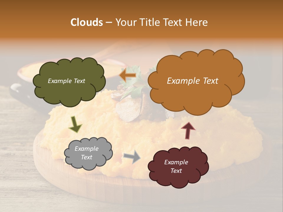 Cuisine Lunch Parsley PowerPoint Template