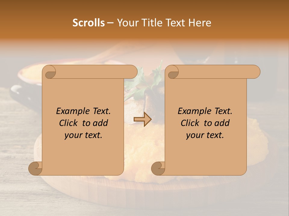 Cuisine Lunch Parsley PowerPoint Template