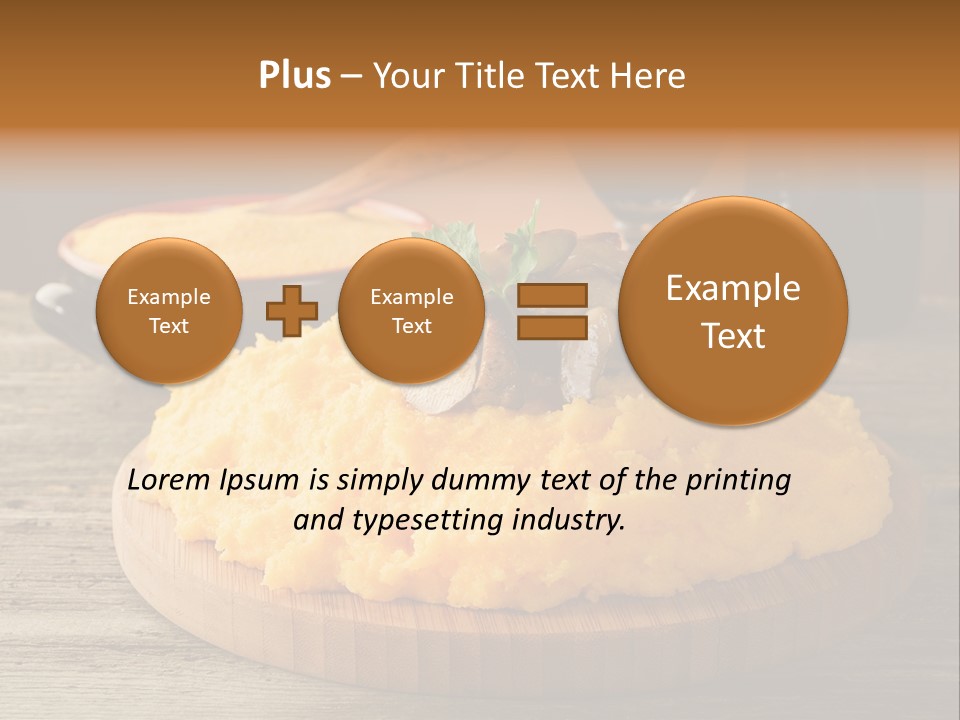 Cuisine Lunch Parsley PowerPoint Template