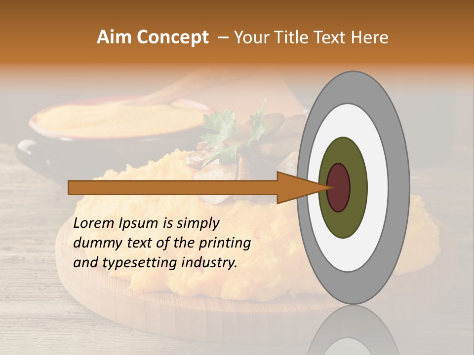 Cuisine Lunch Parsley PowerPoint Template