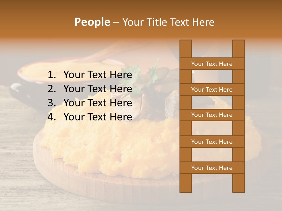 Cuisine Lunch Parsley PowerPoint Template