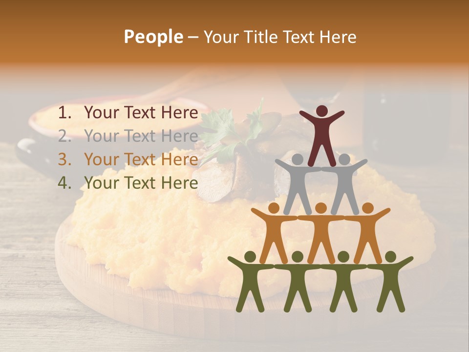 Cuisine Lunch Parsley PowerPoint Template