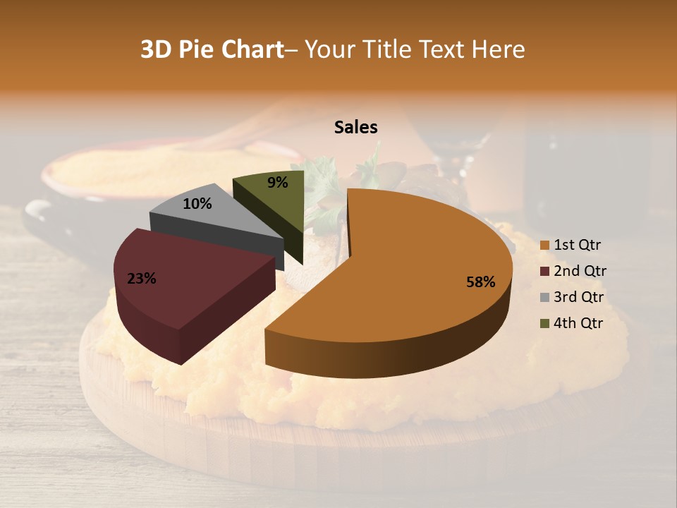 Cuisine Lunch Parsley PowerPoint Template