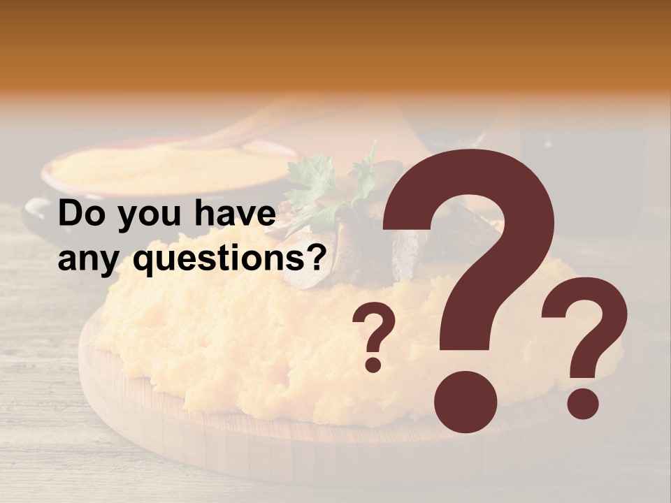 Cuisine Lunch Parsley PowerPoint Template