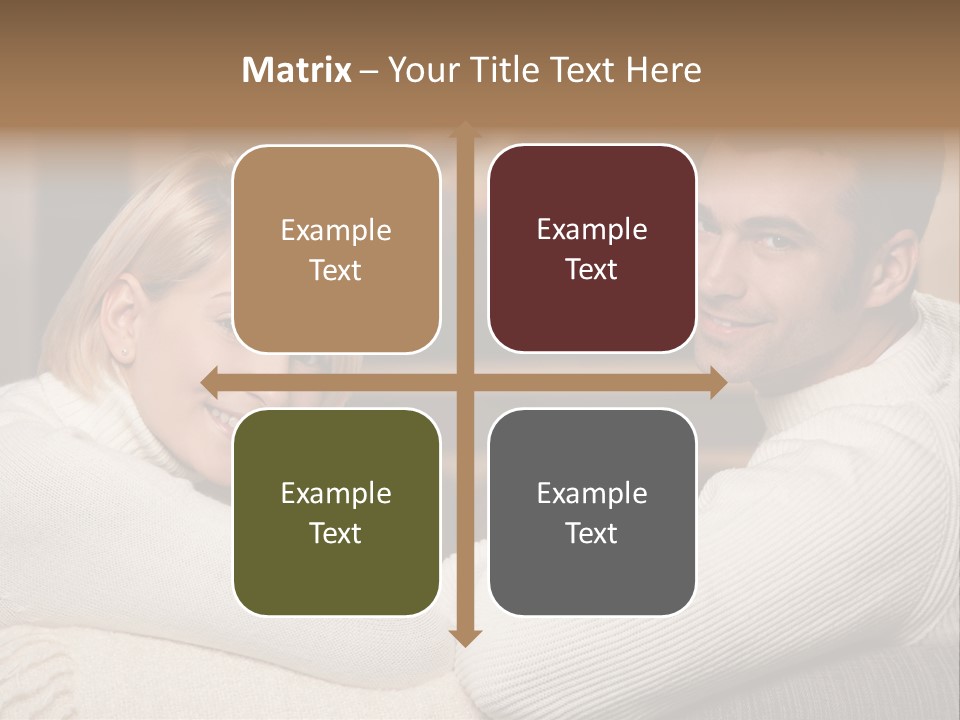 Relaxed Male Girlfriend PowerPoint Template