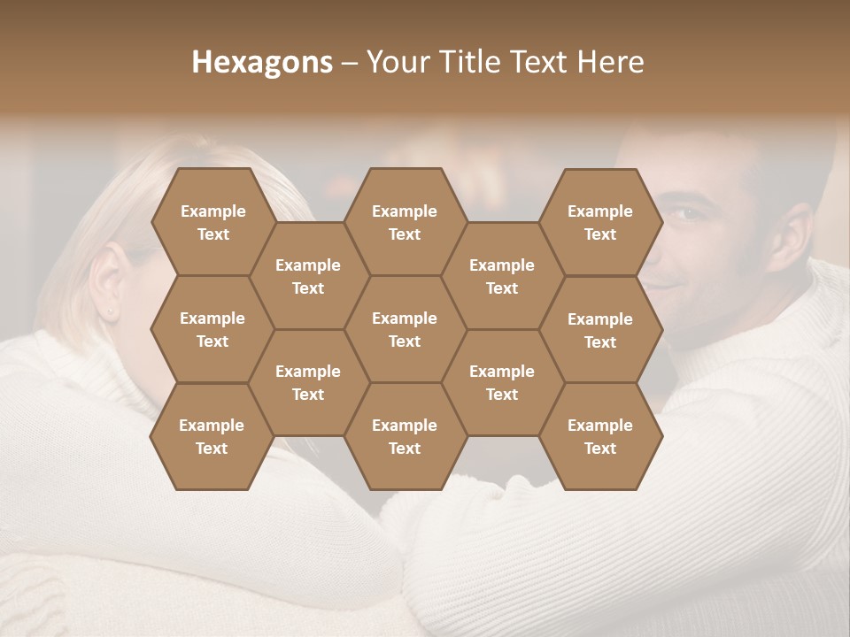 Relaxed Male Girlfriend PowerPoint Template