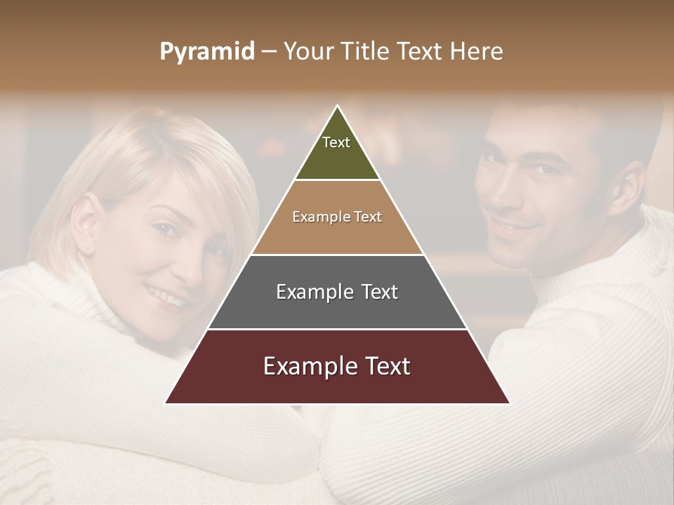 Relaxed Male Girlfriend PowerPoint Template