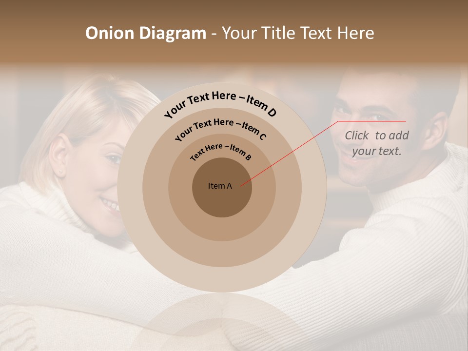 Relaxed Male Girlfriend PowerPoint Template