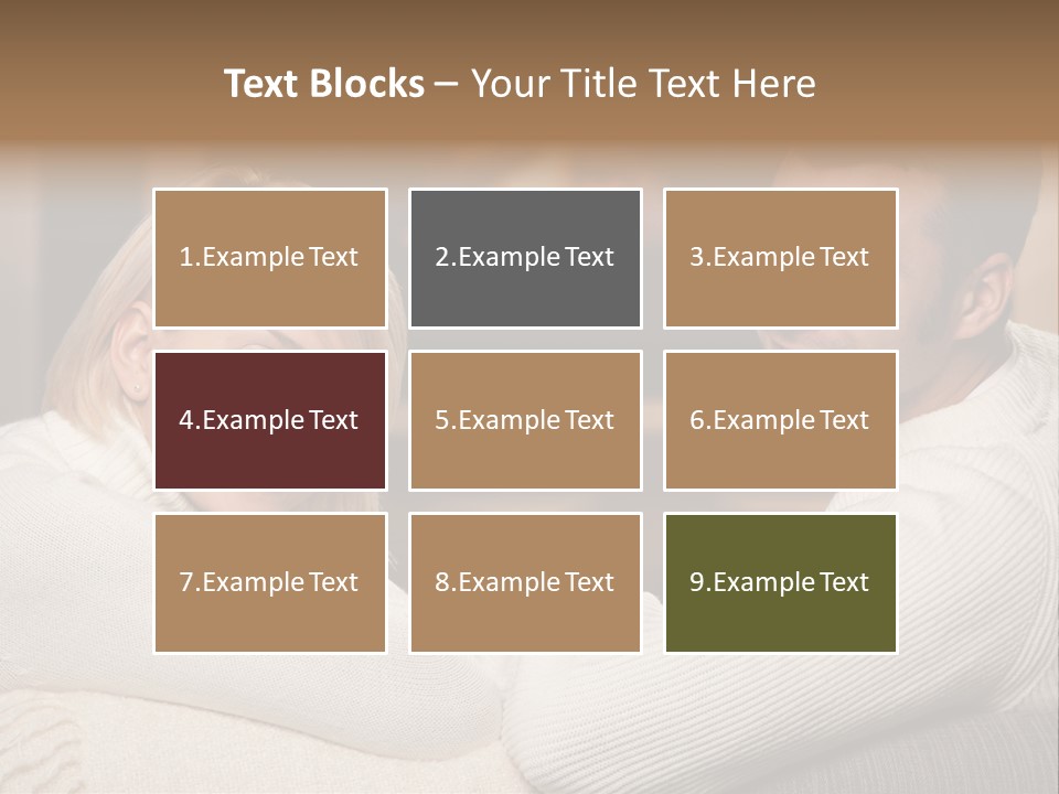 Relaxed Male Girlfriend PowerPoint Template