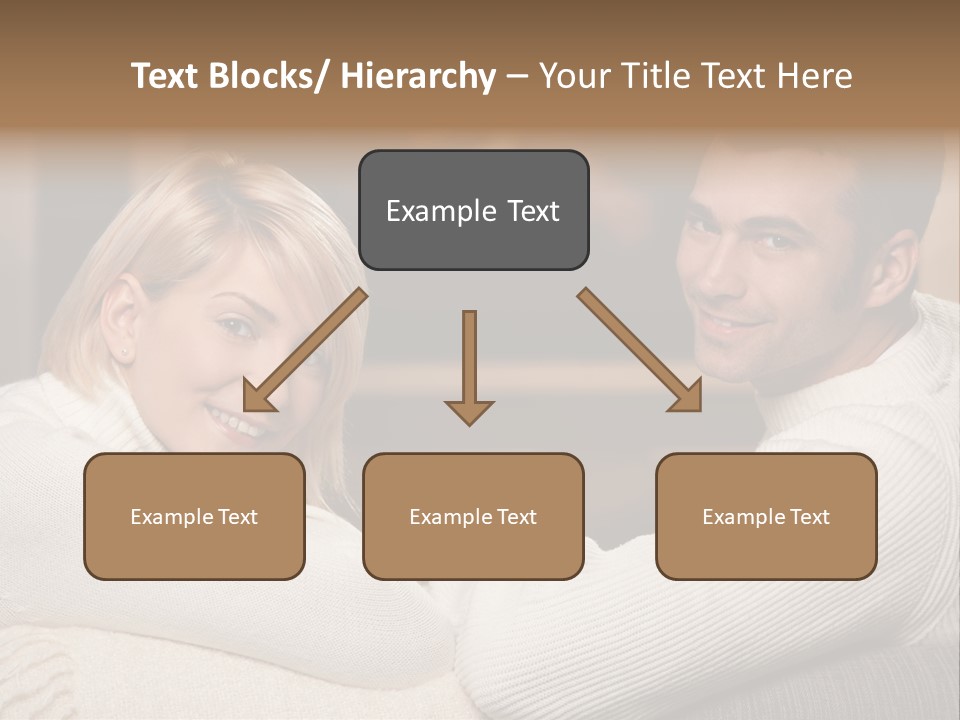Relaxed Male Girlfriend PowerPoint Template