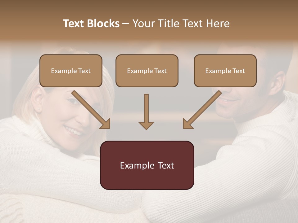 Relaxed Male Girlfriend PowerPoint Template