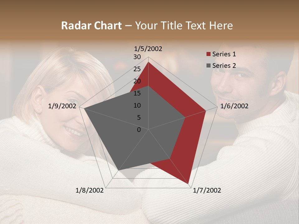 Relaxed Male Girlfriend PowerPoint Template