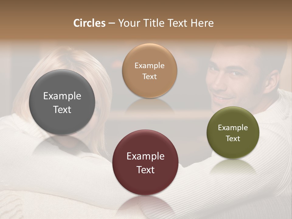 Relaxed Male Girlfriend PowerPoint Template