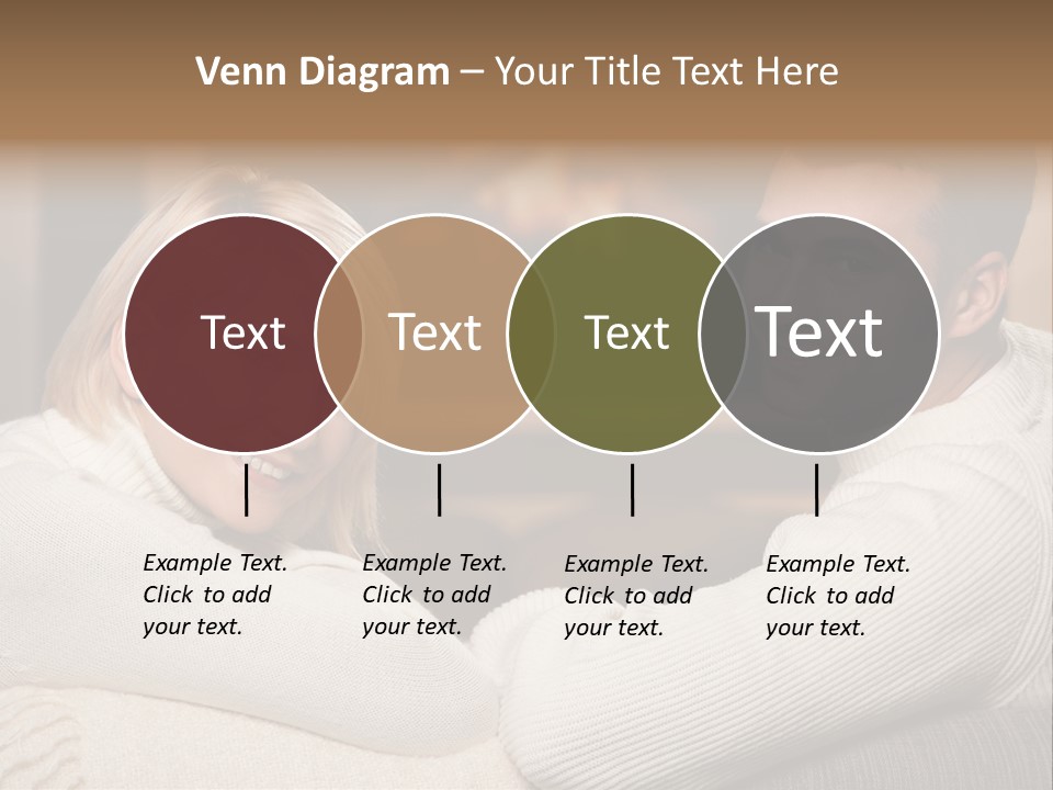 Relaxed Male Girlfriend PowerPoint Template