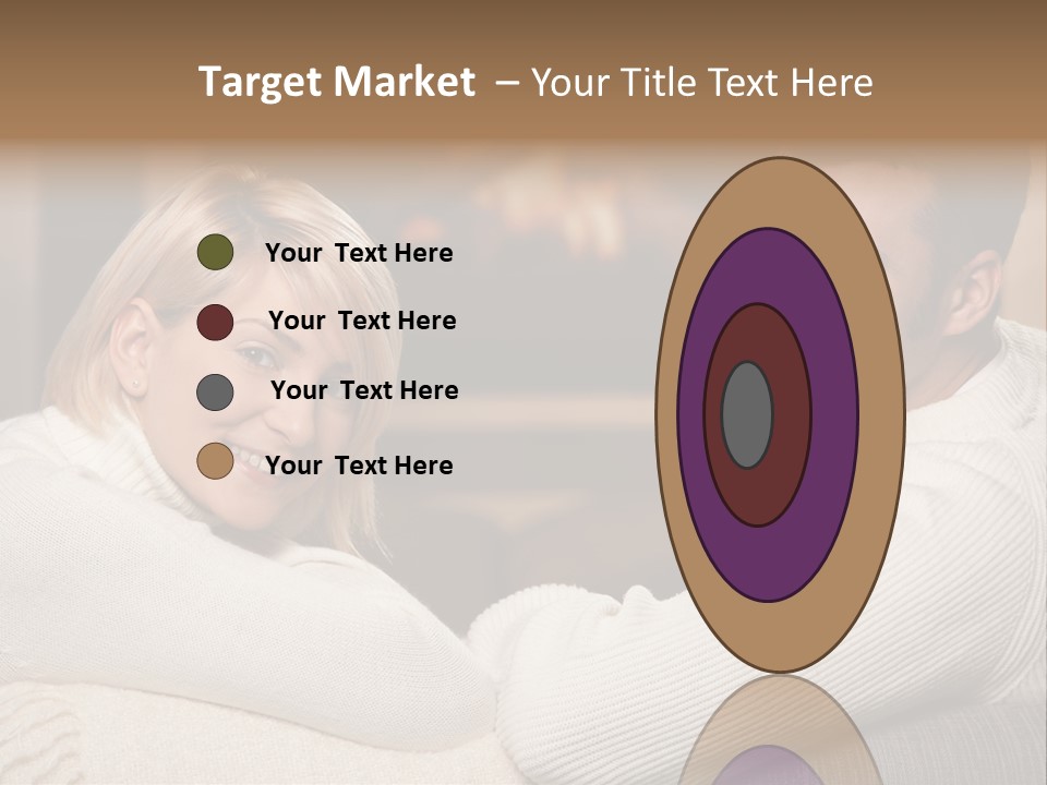 Relaxed Male Girlfriend PowerPoint Template