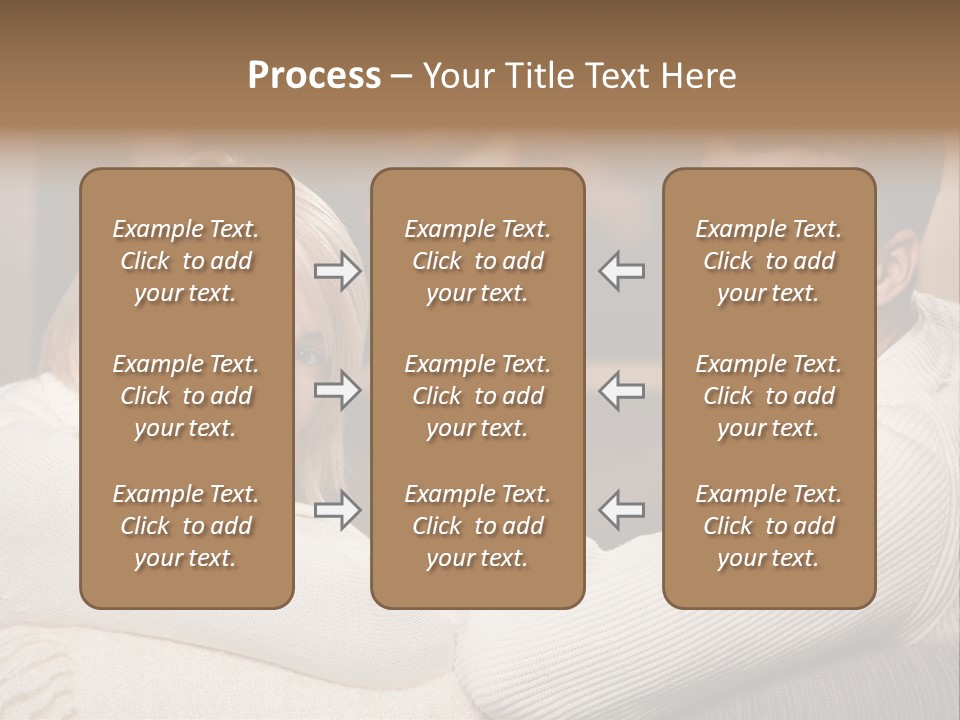 Relaxed Male Girlfriend PowerPoint Template