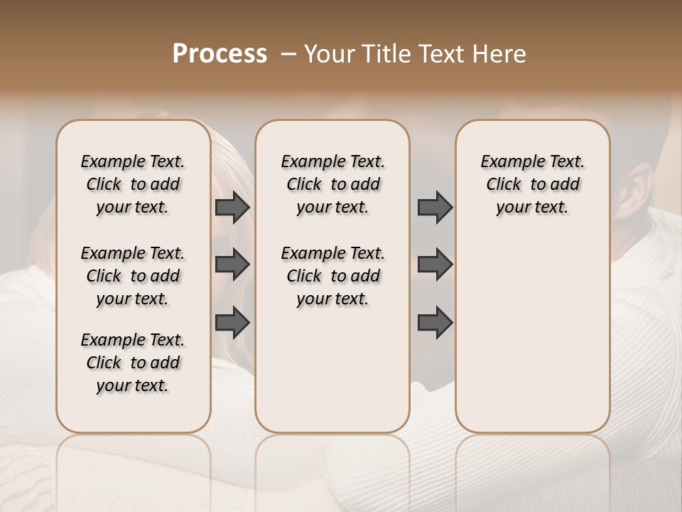 Relaxed Male Girlfriend PowerPoint Template
