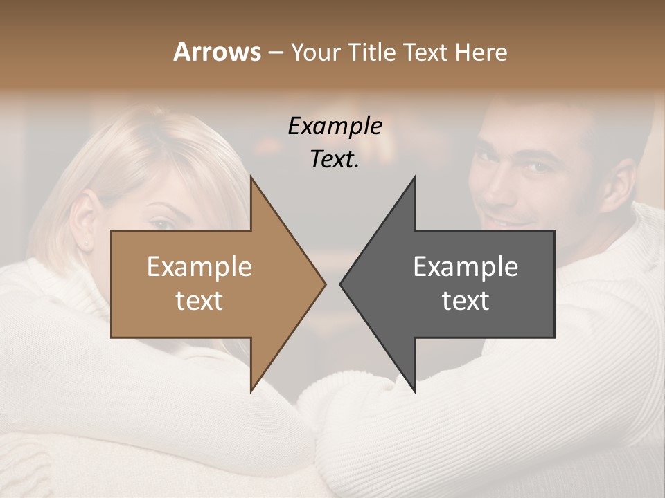 Relaxed Male Girlfriend PowerPoint Template