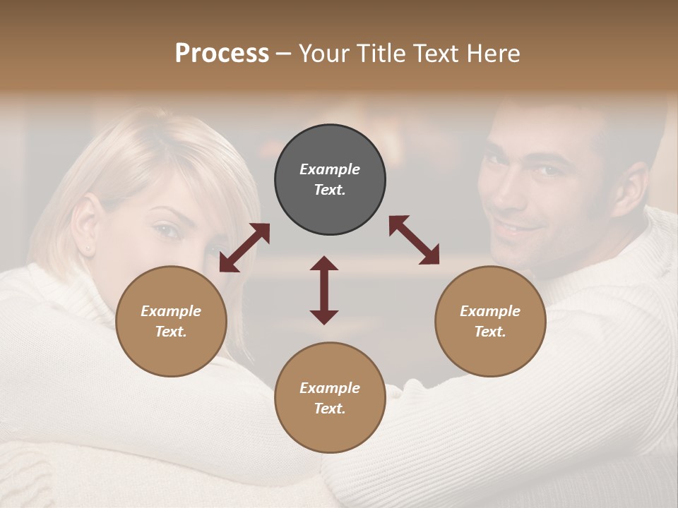 Relaxed Male Girlfriend PowerPoint Template