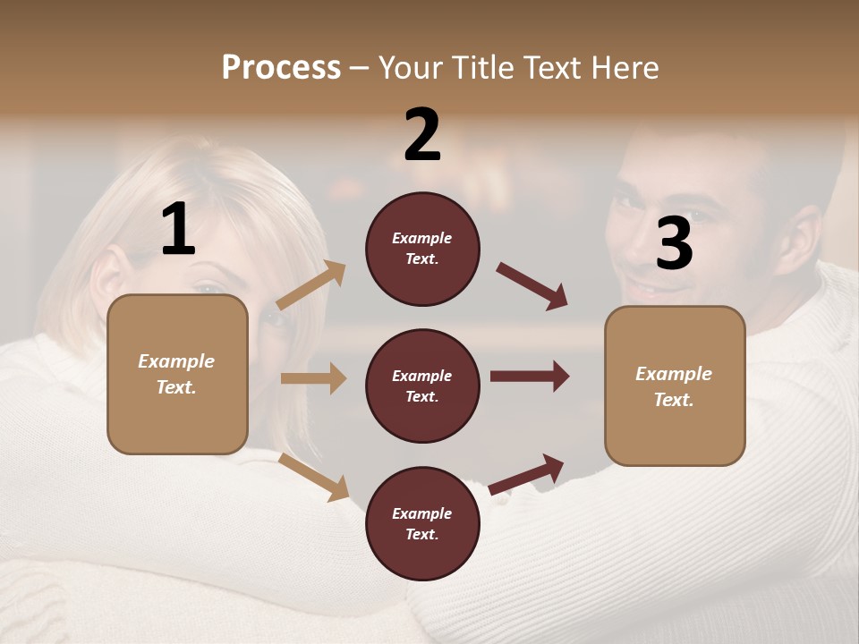 Relaxed Male Girlfriend PowerPoint Template