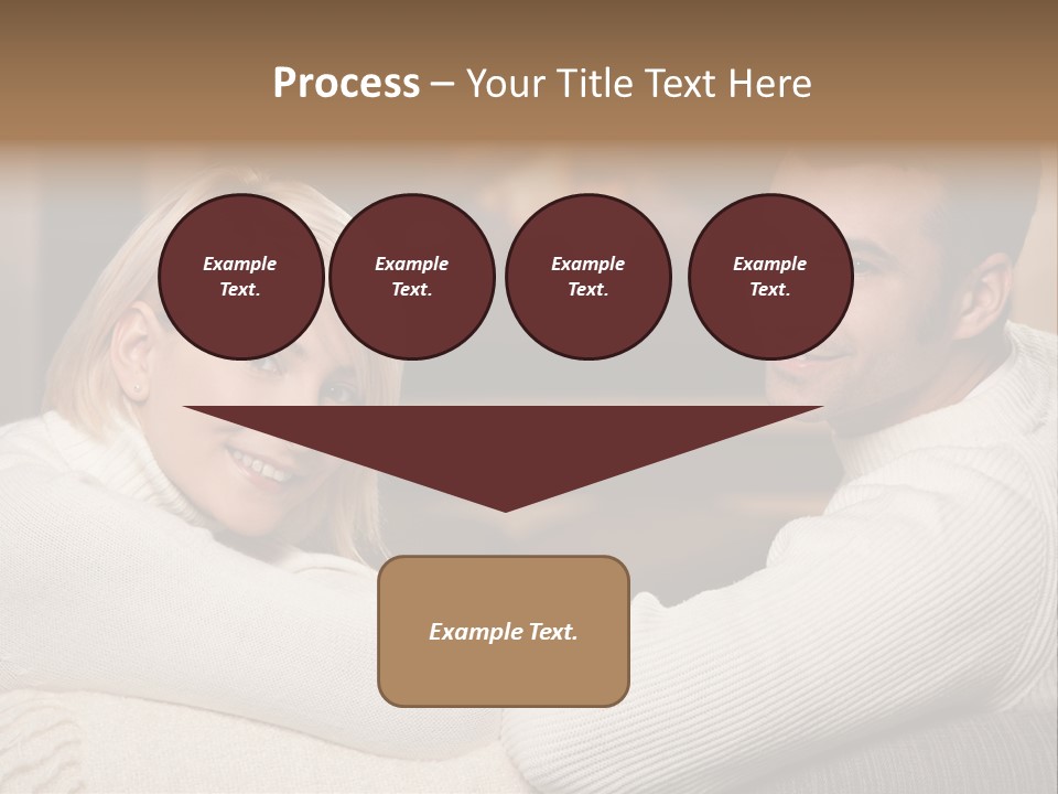 Relaxed Male Girlfriend PowerPoint Template