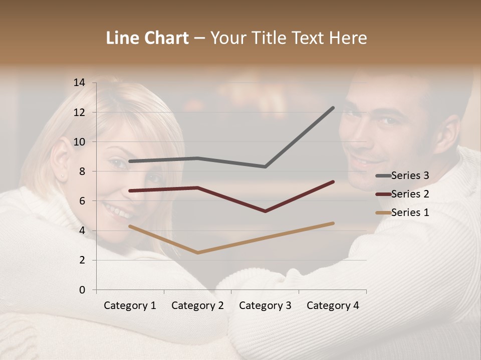 Relaxed Male Girlfriend PowerPoint Template