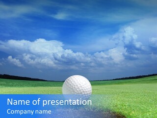 Calm Landscape Green PowerPoint Template