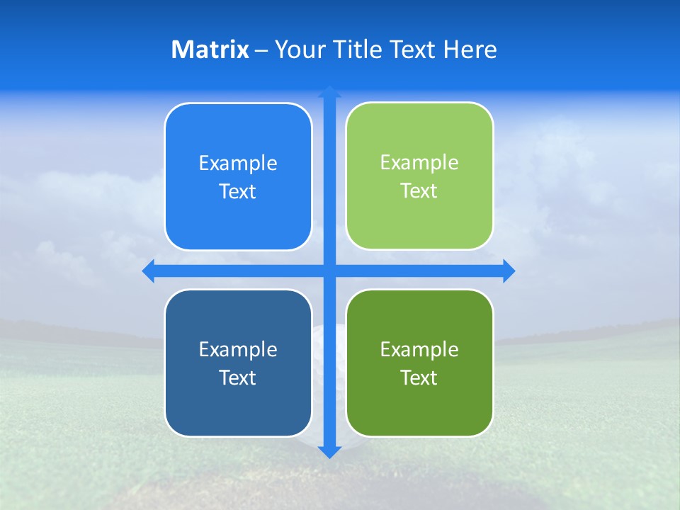 Calm Landscape Green PowerPoint Template