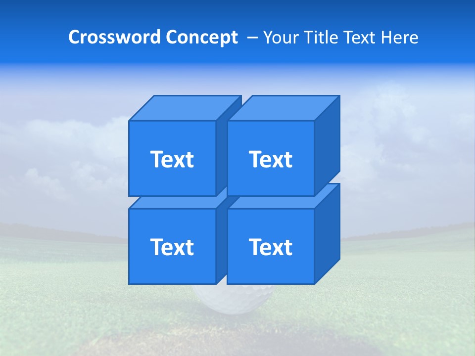 Calm Landscape Green PowerPoint Template