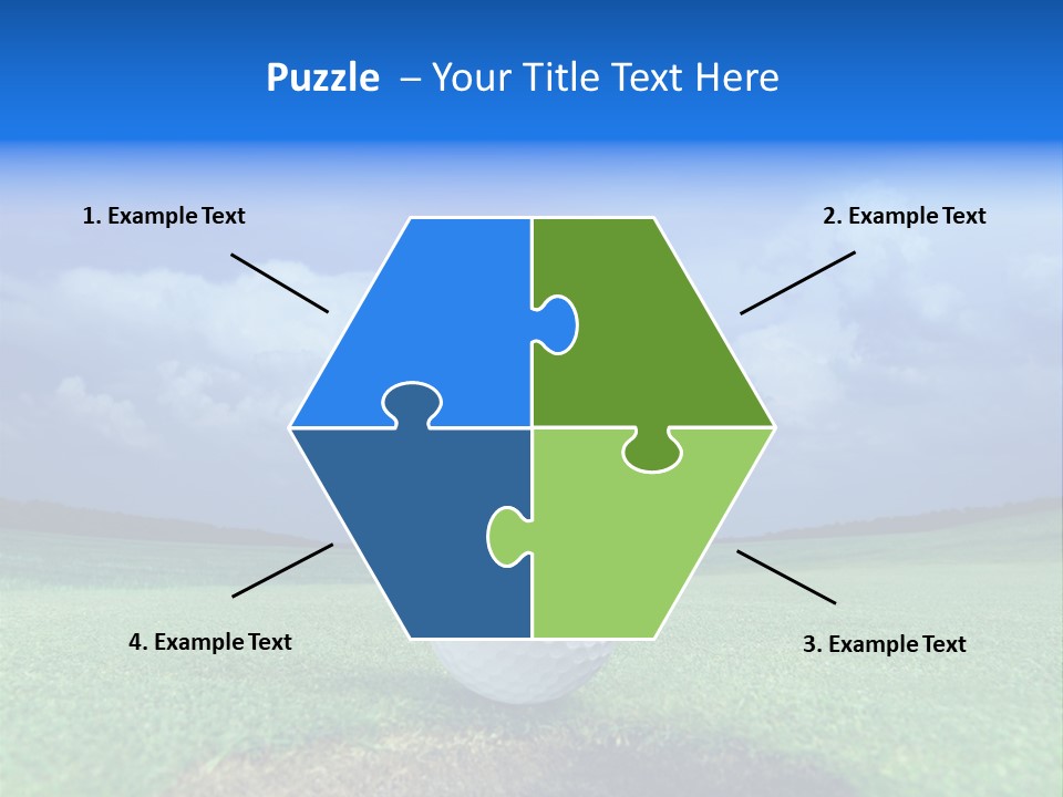 Calm Landscape Green PowerPoint Template