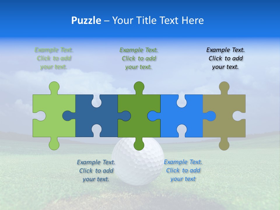 Calm Landscape Green PowerPoint Template