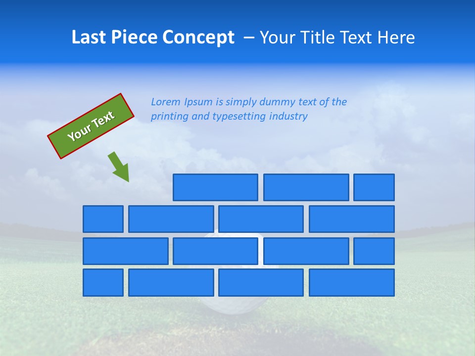 Calm Landscape Green PowerPoint Template