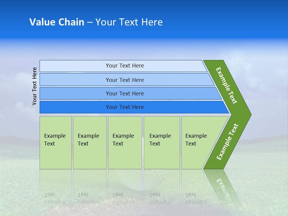 Calm Landscape Green PowerPoint Template