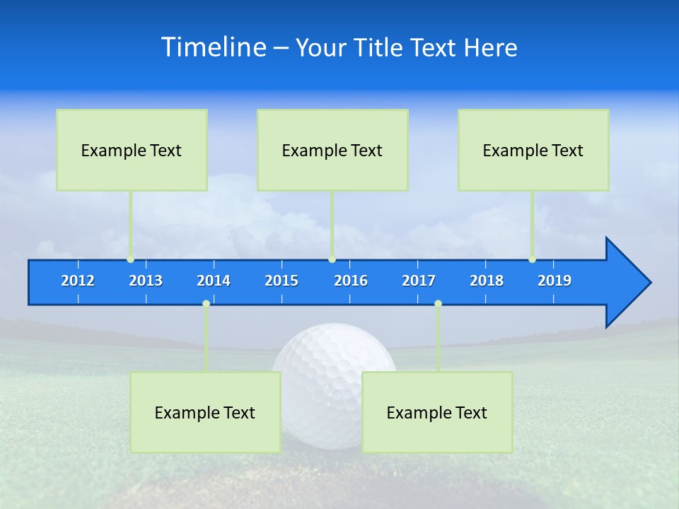 Calm Landscape Green PowerPoint Template