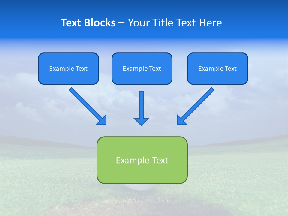 Calm Landscape Green PowerPoint Template