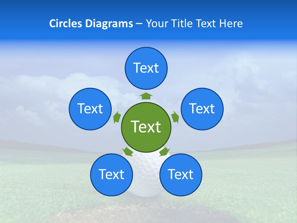 Calm Landscape Green PowerPoint Template