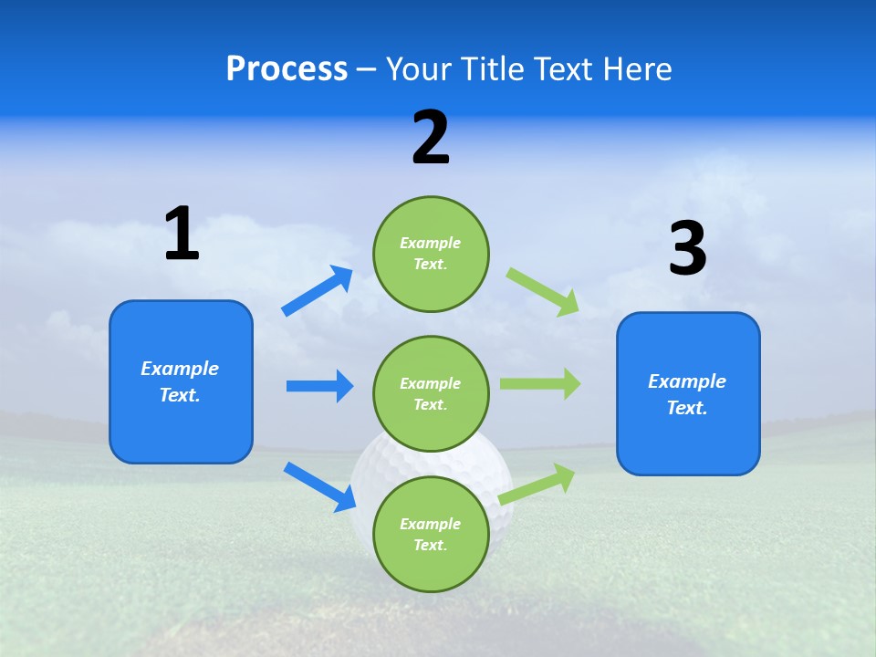 Calm Landscape Green PowerPoint Template