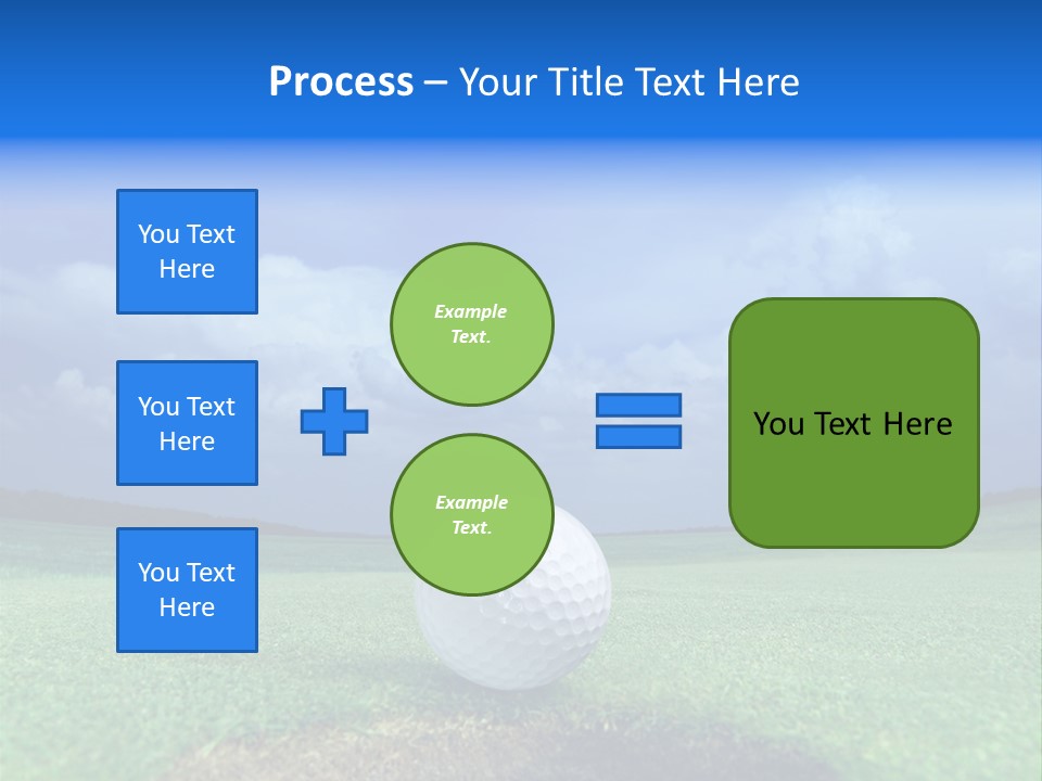 Calm Landscape Green PowerPoint Template
