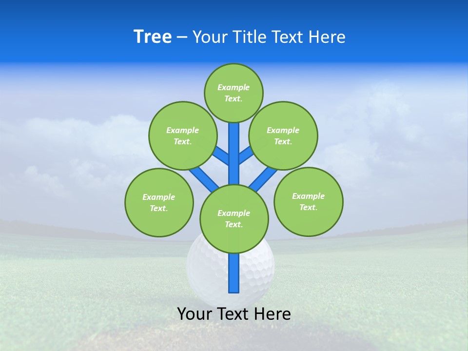 Calm Landscape Green PowerPoint Template