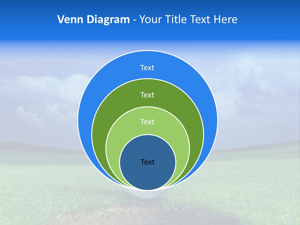 Calm Landscape Green PowerPoint Template