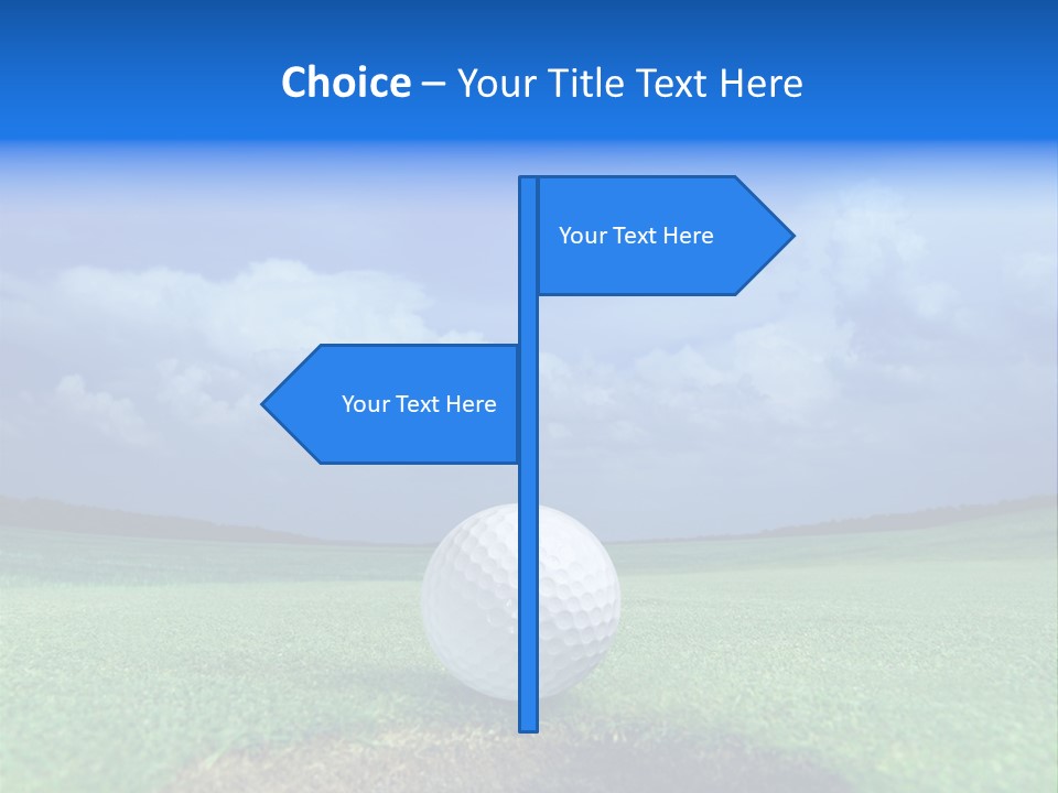 Calm Landscape Green PowerPoint Template