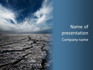 Earth Dry Soil PowerPoint Template