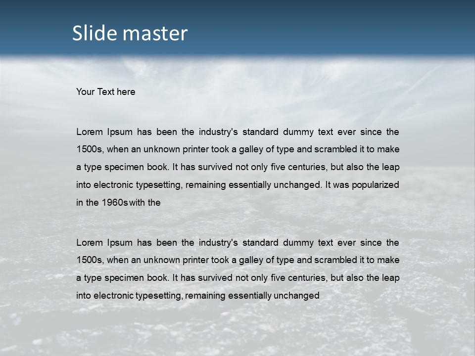 Earth Dry Soil PowerPoint Template