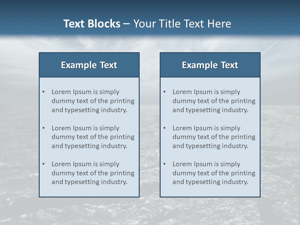 Earth Dry Soil PowerPoint Template